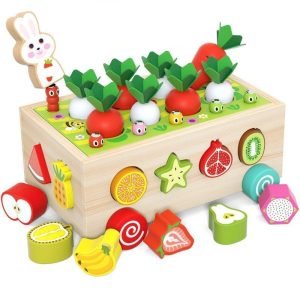 Jouet Montessori chariot des légumes - jeux éducatif montessori