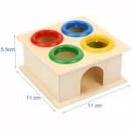 Jouet a Marteler 4 Trous de Couleur - jeux éducatif montessori