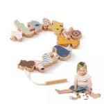 Jouet montessori animaux en bois - jeux éducatif montessori