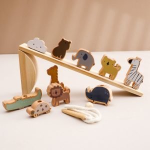Jouet montessori animaux en bois - jeux éducatif montessori