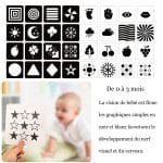 Jouet montessori imagier carte pour les bébé - jeux éducatif montessori