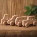 Jouets montessori les véhicule en bois - jeux éducatif montessori