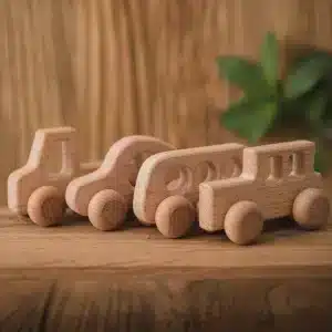 Jouets montessori les véhicule en bois - jeux éducatif montessori