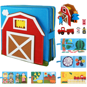 Livre Montessori la ferme des animaux - jeux éducatif montessori