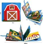 Livre Montessori la ferme des animaux - jeux éducatif montessori