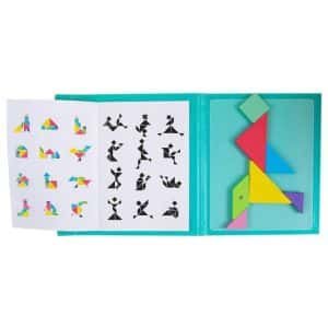 Livre vert de Puzzle Tangram - jeux éducatif montessori