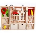 Malette de bricolage en bois pour enfants - jeux éducatif montessori