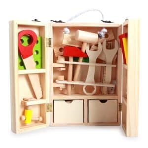 Malette de bricolage en bois pour enfants - jeux éducatif montessori