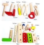 Malette de bricolage en bois pour enfants - jeux éducatif montessori