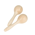 Maracas en bois pour enfant – 15cm - jeux éducatif montessori