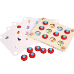Memory en bois – Carte interchangeable - jeux éducatif montessori
