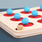 Memory en bois – Carte interchangeable - jeux éducatif montessori