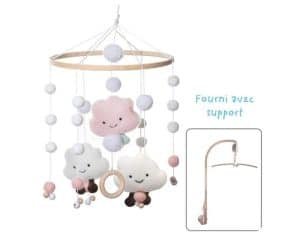 Mobile bébé en bois - jeux éducatif montessori