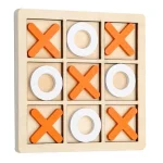 Morpion en bois montessori - jeux éducatif montessori