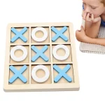 Morpion en bois montessori - jeux éducatif montessori