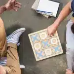 Morpion en bois montessori - jeux éducatif montessori