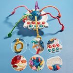 Pieuvre sensoriel bébé – Dentition - jeux éducatif montessori