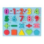 Planche Montessori – Chiffres et anglais - jeux éducatif montessori