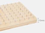 Plaque Montessori à élastiques - jeux éducatif montessori