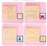 Plaque Montessori à élastiques - jeux éducatif montessori