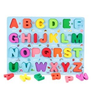Puzzle Alphabet Montessori – couleurs - jeux éducatif montessori