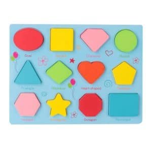 Puzzle Montessori – Apprentissage des Formes - jeux éducatif montessori