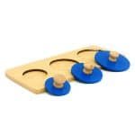 Puzzle de formes colorés – Apprentissage préscolaire - jeux éducatif montessori