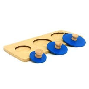 Puzzle de formes colorés – Apprentissage préscolaire - jeux éducatif montessori