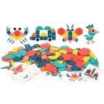 Puzzle en bois Montessori - jeux éducatif montessori