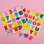 Puzzle en bois – Alphabet - jeux éducatif montessori