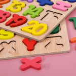 Puzzle en bois – Alphabet - jeux éducatif montessori