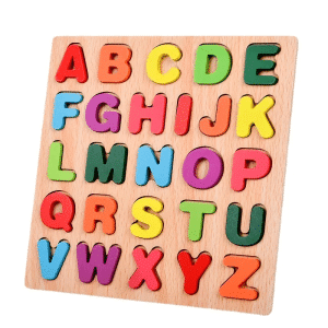 Puzzle en bois – Alphabet - jeux éducatif montessori