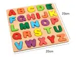 Puzzle en bois – Alphabet - jeux éducatif montessori