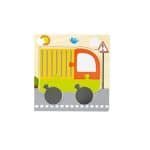 Puzzle éveil en bois – “Véhicules colorés” - jeux éducatif montessori