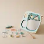 Puzzle pêche en bois magnétique - jeux éducatif montessori