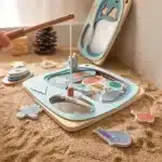 Puzzle pêche en bois magnétique - jeux éducatif montessori
