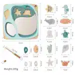 Puzzle pêche en bois magnétique - jeux éducatif montessori
