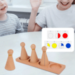 Quilles d’apprentissage des fractions - jeux éducatif montessori