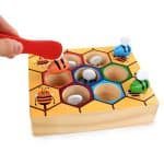 Ruche à abeilles Montessori avec pince - jeux éducatif montessori