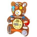 Tableau de Manipulation Montessori Ours - jeux éducatif montessori