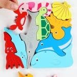 Tangram Animaux Marins - jeux éducatif montessori