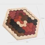 Tangram Bois Coloré - jeux éducatif montessori