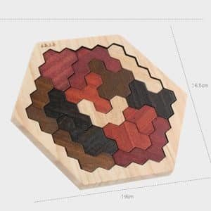 Tangram Bois Coloré - jeux éducatif montessori