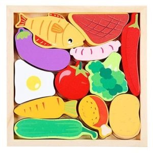 Tangram Légumes - jeux éducatif montessori