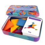 Tangram Montessori – Puzzle apprentissage - jeux éducatif montessori