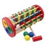 Tour à 3 Boules à Marteler - jeux éducatif montessori