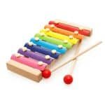 Xylophone Enfant en bois colorés 8 notes - jeux éducatif montessori