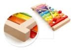 Xylophone Enfant en bois colorés 8 notes - jeux éducatif montessori