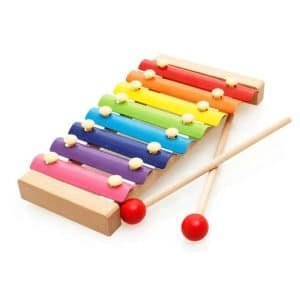 Xylophone Enfant en bois colorés 8 notes - jeux éducatif montessori
