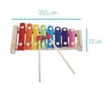 Xylophone Enfant en bois colorés 8 notes - jeux éducatif montessori